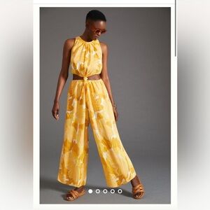 NWT  Faithfull the Brand Anthropologie Majorie Jumpsuit Tropical